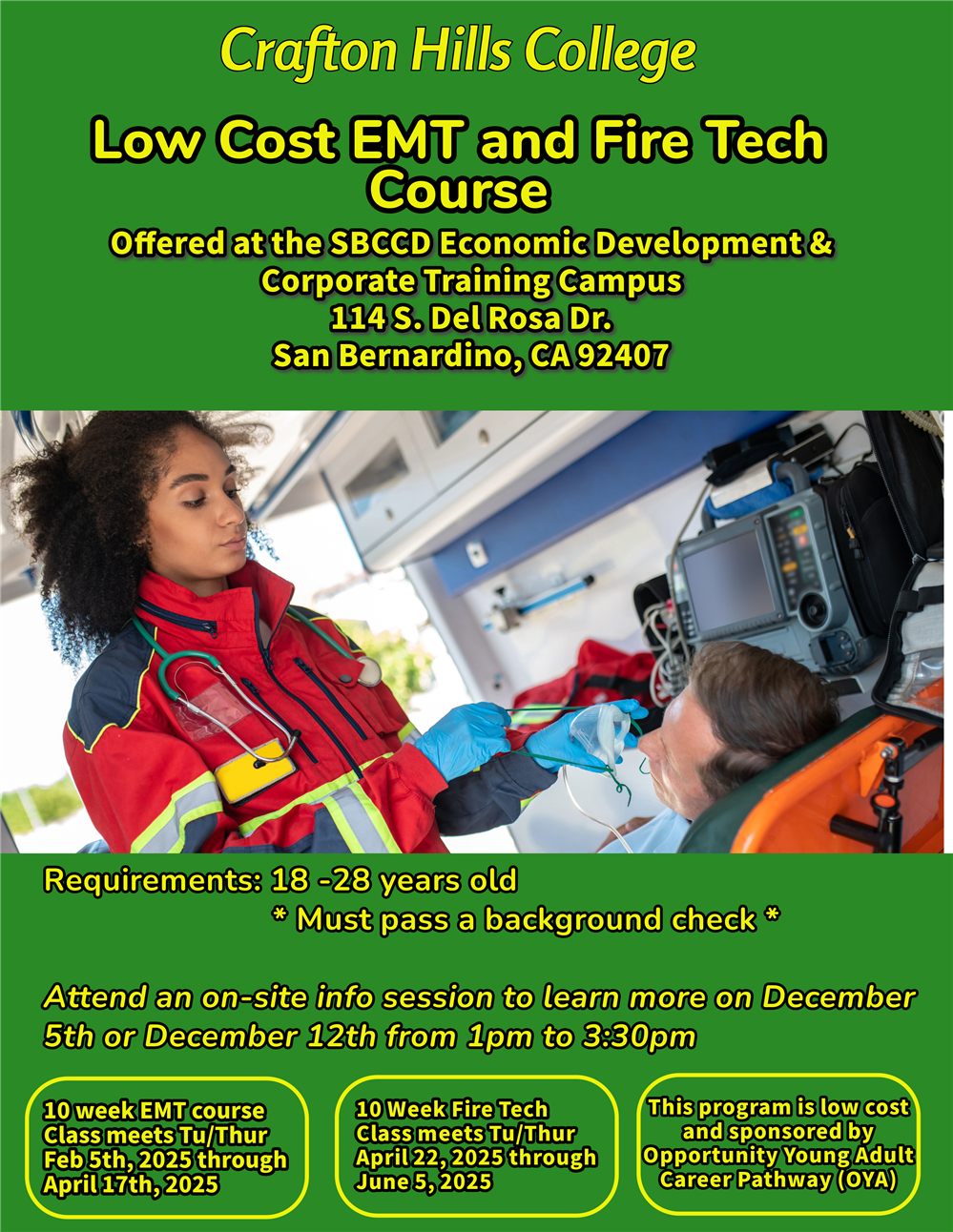 EMT & Fire Tech Course